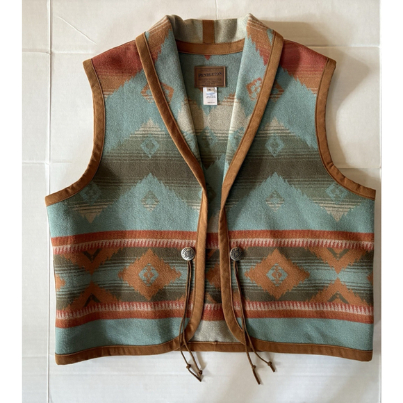 Pendleton Jackets & Blazers - Pendleton Women's Multicolor Wool Vest